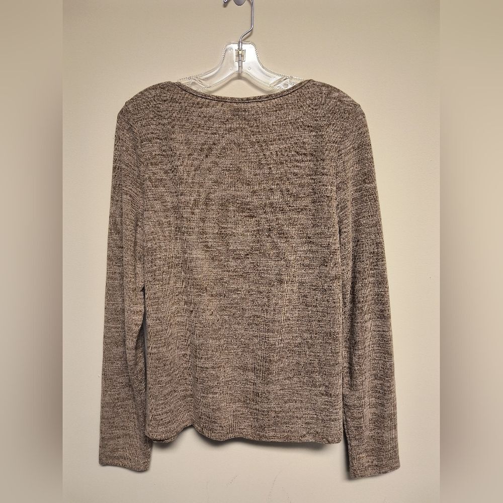 Shein Sexy Curve Taupe Criss Cross Top New - Picture 3 of 10